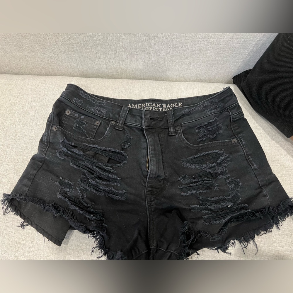 American Eagle Black Shorts